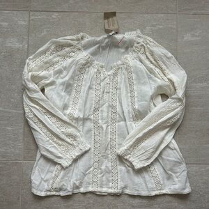 Sundance Doen Sezane Daisy Chain petite medium blouse NWT